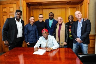 Davido , HKN Chairman and Sony Music Personel